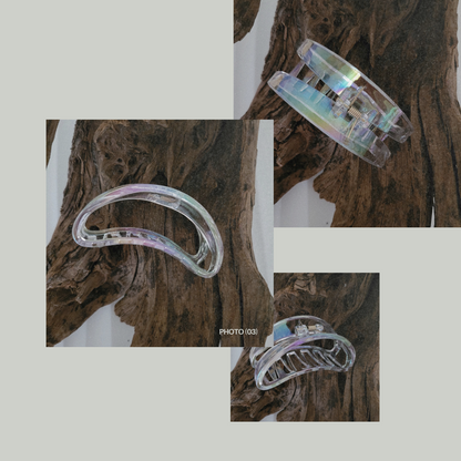 Iridescent Claw Clips